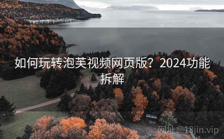 如何玩转泡芙视频网页版？2024功能拆解